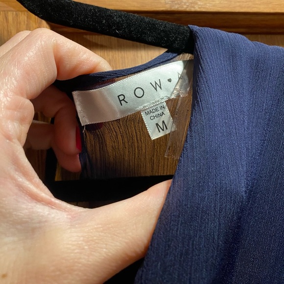 Row A tie front romper - Picture 2 of 2